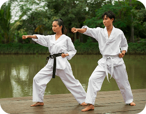 Kung Fu training session